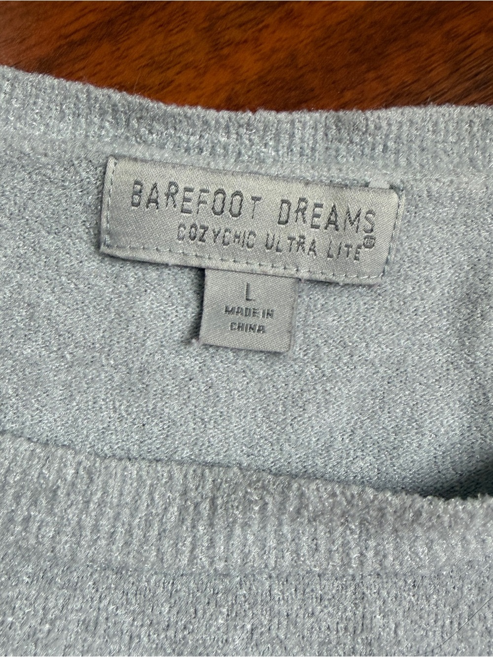 Barefoot Dreams lounge Crewneck Sweater in Light Seafoam Green - Picture 2 of 7